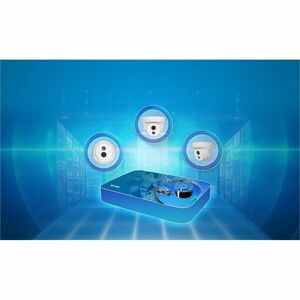 Tenda 8 Channel PoE HD Video Security Kit - Camera, Network Video Recorder - 8 Camera(s) - 2560 x 1440 Camera Resolution -