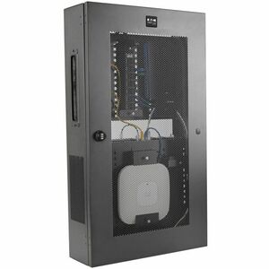 Tripp Lite series SmartRack SRWF6UMOD Cable Organizer - Black Powder Coat - Structured Wiring Enclosure - 3U Rack Height -