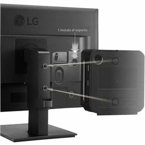 LG 27BK55YP-W 27" (68.6 cm) Class Full HD LED Monitor - 16:9 - Textured Black - 27" (68.6 cm) Viewable - In-plane Switchin