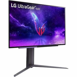LG UltraGear 27GR95QE-B 27" (68.6 cm) Class WQHD Gaming OLED Monitor - 16:9 - Black - 26.5" (67.3 cm) Viewable - OLED - LE