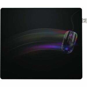CHERRY GPZ1-L-BLACK Large Gaming Mouse Pad - 460 mm x 400 mm x 4 mm Dimension - Black - Rubber - Anti-slip - Mouse
