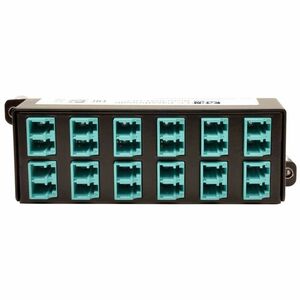 Tripp Lite series N484-12LC 24 Port(s) Network Patch Panel - Black - 24 x RJ-11 - 24 x Duplex