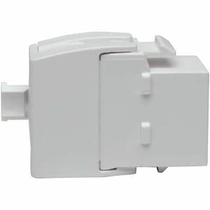 Tripp Lite by Eaton N238-001-GY-TF Network Connector - TAA Compliant - 1 x RJ-45 Network Female, 1 x IDC - Shielding - White