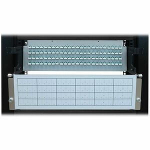 Tripp Lite series N48M-24M8L4-10Network Patch Panel - Aqua - 96 x Duplex - 3U High - 19" Wide - Rack-mountable