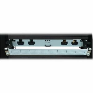 Tripp Lite by Eaton N48S-2M24L12-10Network Patch Panel - Aqua - 12 x Duplex - 1U High - 19" Wide - Rack-mountable