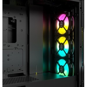 Corsair iCUE 5000T Carcasa para computdora - ATX Placa base admitida - Media Torre - Vidrio templado, Acero - Negro - 6 x 