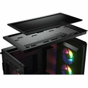 COUGAR Duoface Pro RGB CGR-5AD1B-RGB Gabinete para computadora gamer - Mini ITX, Micro ATX, ATX, SSI CEB, EATX Placa base 
