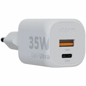 Xtorm 35W GaN² Ultra Wall Charger. Charger type: Indoor, Power source type: AC, Charger compatibility: Universal, USB Type