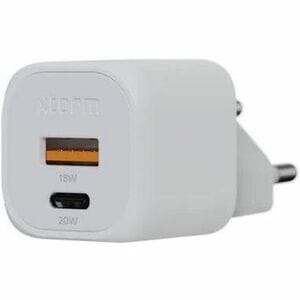Xtorm 20W GaN² Ultra Wall Charger. Charger type: Indoor, Power source type: USB, Charger compatibility: Universal, USB Typ