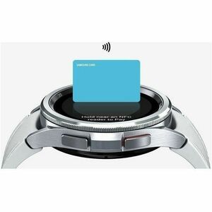 Samsung Galaxy Watch6 Classic (Bluetooth + 4G, 47mm) - 47 mm - Bluetooth - Silver - Leather Band Material - LTE