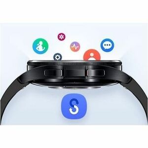 Samsung Galaxy Watch6 Classic Smart Watch - 47 mm Case Width - Black Body Color - Leather Band Material - LTE - Bluetooth