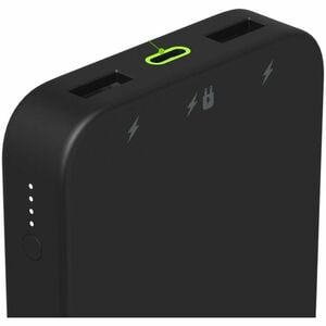 Mophie Powerstation Power Bank - For USB Type C Device, USB Type A Device - 10000 mAh - Black