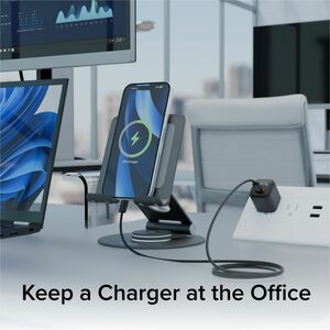 Plugable 30W USB-C GaN Charger - MagSafe-Compatible, Fast Charging for iPhone, iPad, Galaxy & USB-C Devices - Foldable Pro