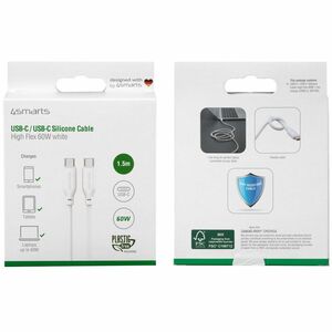 USB-C/USB-C SILIKON HIGH FLEX WEI 60W 15M