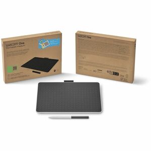 Wacom One Graphics Tablet - Graphics Tablet - 2540 lpi Cable - 2048 Pressure Level - Pen - 1 - PC, Mac, Chrome - Red, Black