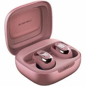 JBL Live Free 2 True Wireless Earbud Stereo, Mono Earset - Rose - Google Assistant, Alexa - Binaural - In-ear - Bluetooth 