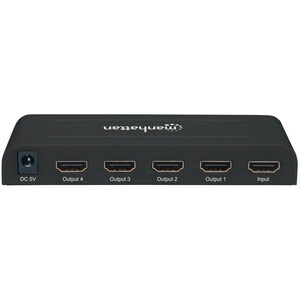 VIDEO SPLITTER HDMI 4K 3D 4 PTOS DIVISOR DUPLICADOR DE SENAL