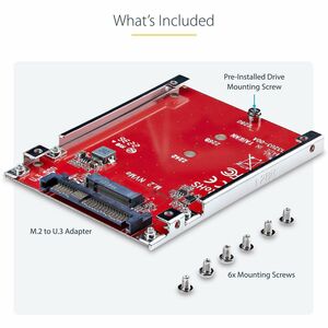 StarTech.com M.2 to U.3 Adapter