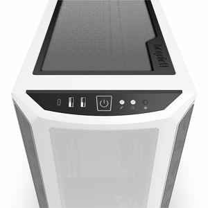 Boîtier pour ordinateur de jeux be quiet! Shadow Base 800 - Tour midi - Blanc - Acier, Acrylonitrile butadiène styrène (AB
