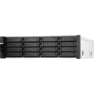 QNAP, QNAP ES1686DC-2123IT-64G SAN/NAS Storage System - 2 x Intel Xeon D-2123IT Quad-core (4 Core) 2.20 GHz - 16 x HDD Sup