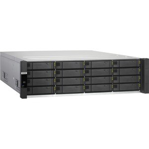 QNAP, QNAP Enterprise ZFS NAS ES1686DC-2142IT-128G SAN/NAS Storage System - 2 x Intel Xeon D-2142IT Octa-core (8 Core) 1.9