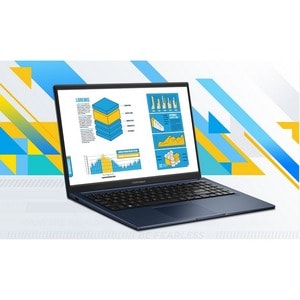 Asus VivoBook 15 X1504 X1504ZA-NJ321WS 39.62 cm (15.60") Notebook - Full HD - Intel Core i3 12th Gen i3-1215U - 8 GB - 512