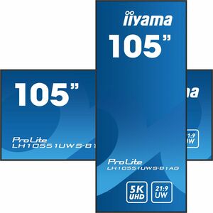 LCD Ecrans à affichages dynamiques iiyama ProLite LH10551UWS-B1AG 2659,38 mm 5K - 24 Heures/7 Jours Operation - Tecnologie