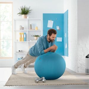 Leitz Exercise Ball - Calm Blue - Fabric