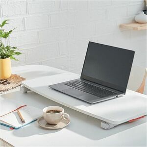 Leitz Ergo Cosy Standing Desk - Height Adjustable - 420 mm Table Top Width x 800 mm Table Top Depth - 72 mm Height - Grey