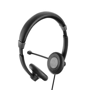 EPOS IMPACT SC 75 USB MS Wired On-ear Stereo Headset - Black - Binaural - Noise Cancelling, Uni-directional, Condenser, El