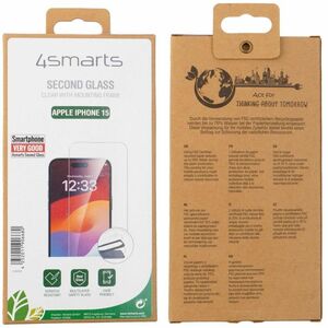 4smarts 540595. Markenkompatibilität: Apple, Kompatibilität: iPhone 15, Schutzfunktion: Kugelsicher, Kratzresistent. Mater
