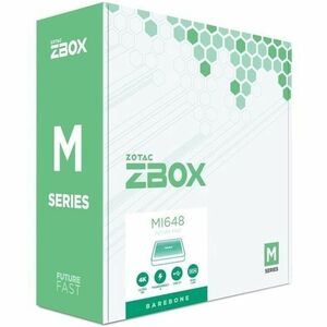 Zotac ZBOX edge MI648 Barebone-System - Mini-PC - Core i5 13. Gen. i5-1340P 1,90 GHz Dodeca-Core - Intel Chip - 64 GB DDR5