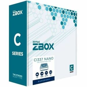 Zotac ZBOX nano ZBOX-CI337NANO-BE Barebone-System - Mini-PC - N-Serie N100 800 MHz Quad-Core - Intel Chip - 16 GB DDR5 SDR