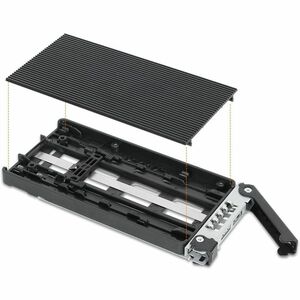 Icy Dock ToughArmor MB833MK-B V2 Drive Enclosure for 3.5" M.2, PCI Express NVMe 4.0 - SFF-8654 SlimSAS Host Interface Inte