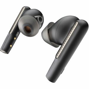 Poly Voyager Free 60+ UC True Wireless Ohrhörer Stereo Ohrhörerset - Schwarz - Google Assistant, Siri - Binaural - In-Ear 
