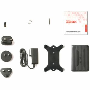 Zotac ZBOX pico PI430AJ Barebone-System - Mini-PC - Core i3 i3-N300 800 MHz Octa-Core - Intel Chip - NVMe - IEEE 802.11ax 