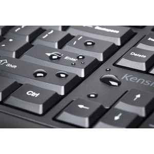 Kensington Pro Fit Tastatur & Maus - Englisch (US), International - 1 - Kabellos, Funk USB, Schwarz - Laser, Kabellos, Fun