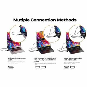 Duex Float Mobile Pixels 15.6" Stacked Portable Screens, Full HD IPS 1080P Touchscreen Monitor with Built-in Kickstand, US