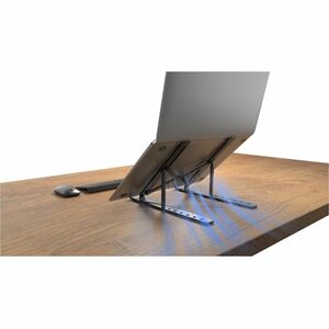 Kensington Collapsible Aluminum Laptop Riser - Up to 40.6 cm (16") Screen Support - 5 kg Load Capacity - 14.8 cm Height - 