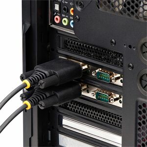 StarTech.com 4-Port Serielle PCIe Karte, PCI Express zu RS232/RS422/RS485 DB9 Serielle Karte, 16C1050 UART, ESD Schutz, Wi