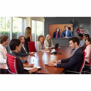 Poly Trio IP Conference Station - Corded/Cordless - Bluetooth, Wi-Fi, NFC - Black - VoIP - 12.7 cm (5") LCD - IEEE 802.11a