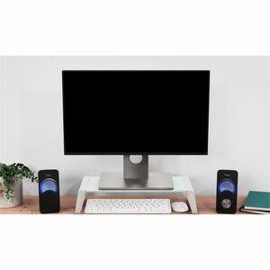 Trust Monta Monitorständer - 10 kg TragfähigkeitDisplay Type Supported: - Schreibtisch, Freistehend - Gehärtetes Glas - We