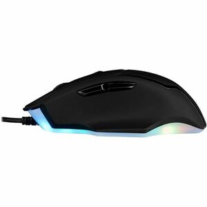 Vorago MO-504 Ratón de juego - USB - Óptico - 6 Botón(es) - Negro - Cable - 6400 dpi
