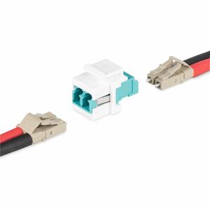 StarTech.com Accoppiatore da LC a LC, adattatore in fibra ottica LC, Jack accoppiatore Keystone per fibra duplex LC/UPC pe