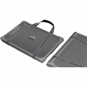Extreme Shell-F2 Slide Case for HP G9/G8 Clamshell 11.6" (Grey/Clear) - For HP Chromebook - Clear, Gray - Shock Absorbing,