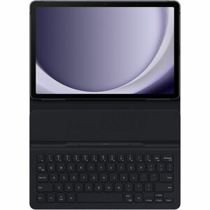 Samsung Book Cover Tastatur/Cover (Buchfalz) Samsung Galaxy Tab A9+ Tablet - Schwarz - 174,5 mm Höhe x 261,4 mm Breite x 1