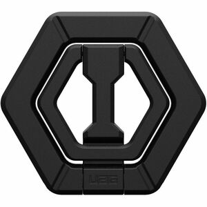 Urban Armor Gear Magnetic Ring Stand - Black/Black - Landscape, Vertical - Metal - Black - Magnetic, Kickstand, 360° Rotat