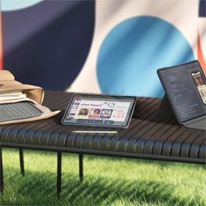 Logitech Combo Touch Keyboard/Cover Case Apple iPad Air (5th Generation), iPad Air (4th Generation) Tablet - Grey - Scuff 