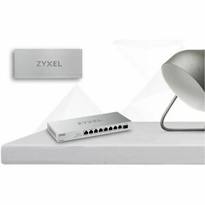 ZYXEL XMG-108 8 Ports Ethernet Switch - Gigabit Ethernet, 10 Gigabit Ethernet - 10/100/1000Base-T, 10GBase-X - 2 Layer Sup