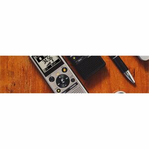 OM Digital Solutions WS-882 Digital Voice Recorder - [Built-in] Speaker, Microphone - 4 GB Flash Memory - microSD Supporte